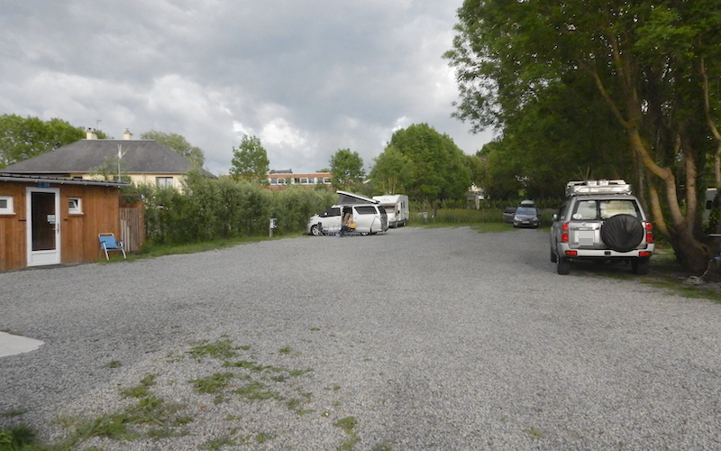 Parking de camping car les Brèches Beauvoir le Mont-Saint-Michel(モン・サン・ミシェル)