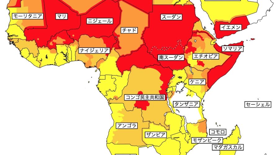 アフリカ治安地図2025.08トルコ、アルメニア、アゼルバイジャンに大きな動き
