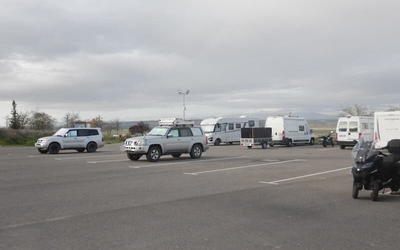 Área de autocaravanas de Valtierra（バルティエラ）